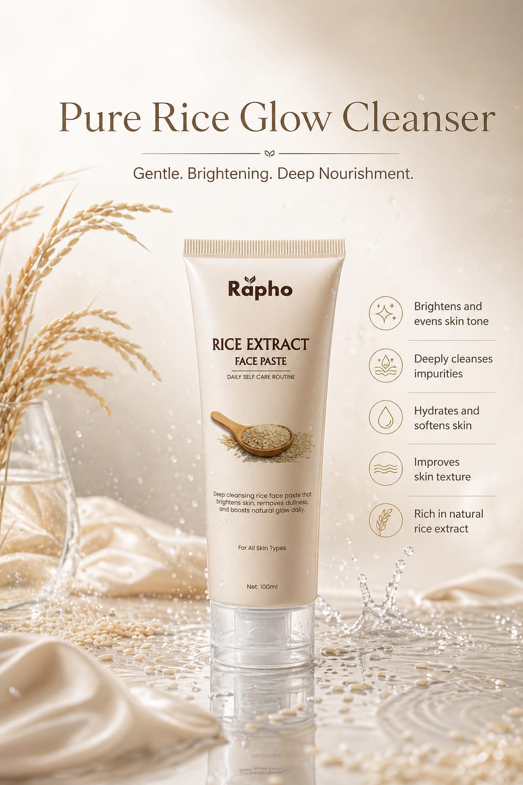 Rice Extract Face Paste